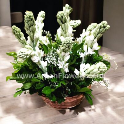 Rajanigandha Basket Bouquet