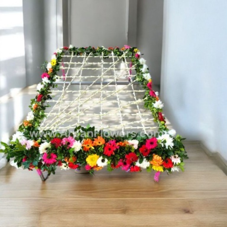 Flower Chadar With Mix Flowers Small 1 Flower Chadar With Mix Flowers Small