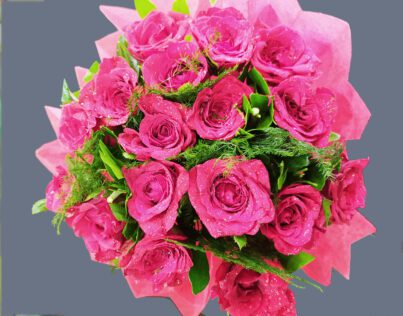 Red Rose Hand Bouquet - Image 3