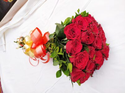 20 Red Rose Bouquet fresh Flowers