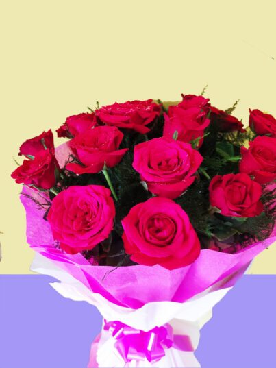 Red Rose Hand Bouquet - Image 2