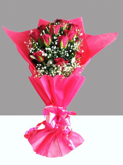 Red Rose Hand Bouquet - Image 2
