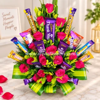 Mix Chocolate Stand Bouquet