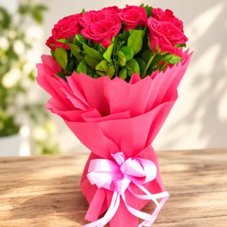 Red Rose Hand Bouquet