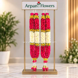 Rose Petals and Rajanigandha Varmala