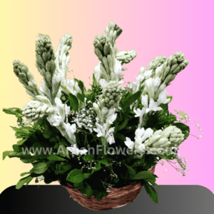 Rajanigandha Basket Bouquet online flower delivery