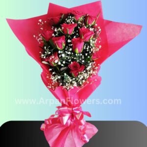 Red Rose Hand Bouquet flower delivery in raipur