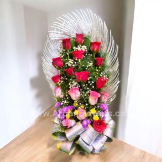 Red &Pink Rose Bouquet