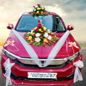 Big Bouquet in Car Decoration