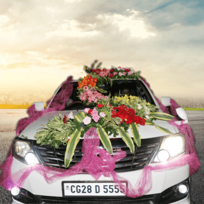 Special Car Decoration for wedding