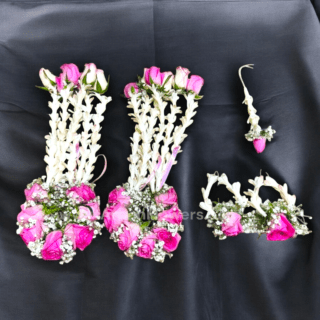 Home 71 Pink Rose and Gypsy Flower Jewelry