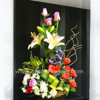 Mix Bouquet With Lily Flowers