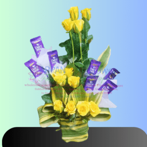 Yellow Rose Chocolate Bouquet online chocolate bouquet