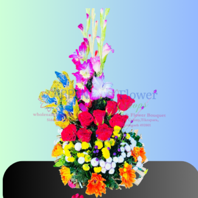 Mix Flowers Bouquet online free delivery