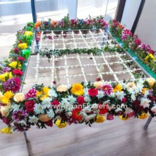 Flower Chadar With Mix Flowers