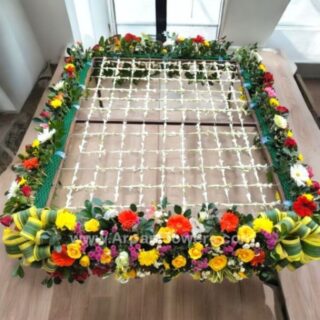 Flower Chadar with Yellow Mix Flowers