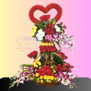 Mix Flowers with fresh Flowers online delivery in raipur