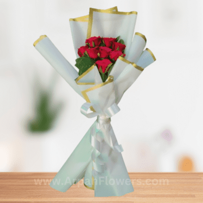 Red Rose In White Paper small