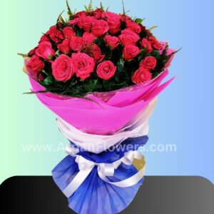 Red Rose With Mix Paper online flowers delivery