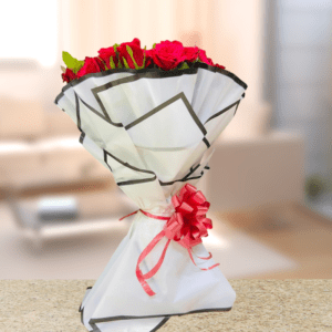 100-Fresh-Red-Rose-In-White-Paper-Packing-Bouquet