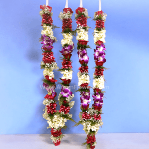 Mix Orchid rose petals varmala