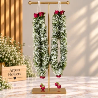 Baby’s breath Garland or Varmala or Jaimala