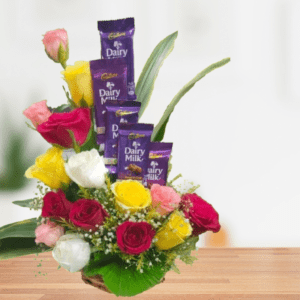 Chocolate and Flower Bouquet