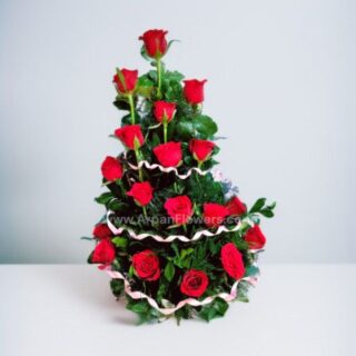 Fresh Red Rose Bouquet for Occasions