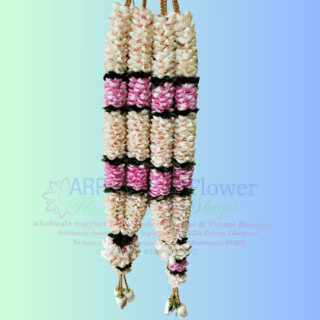 Pink rose petal and light pink rose petals varmala online delivery