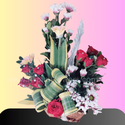 Rose and chrysanthemum bouquet