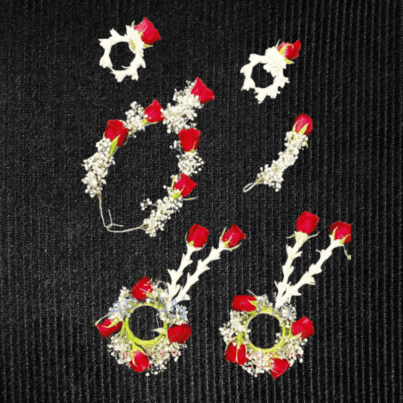 Flower Jewleary With Rose and Gypsy