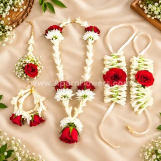 Rajnigandha flower jewelry