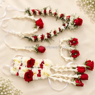 Roses and Jasmine Flower Jewelry
