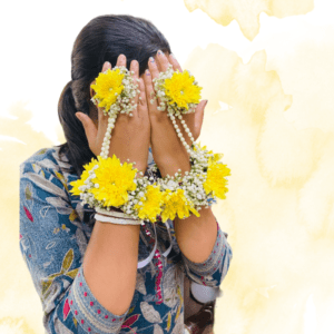 Yellow Chrysanthemum With Baby's Berth jewelry