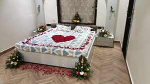 Bed Decoration With Flowers