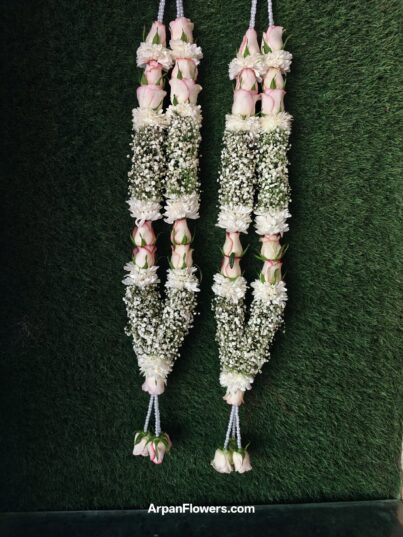 Pink With  Baby's Breath