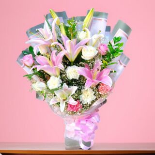 Lily's and Carnation Bouquet