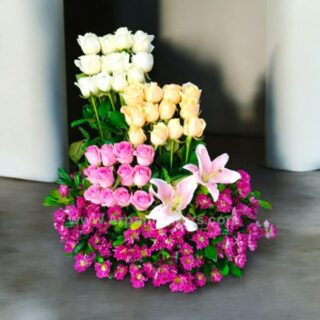 Mix Rose With Lily Big Bouquet