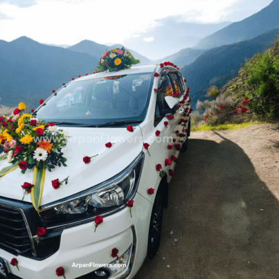 Real Flowers Car Decoration - Image 2