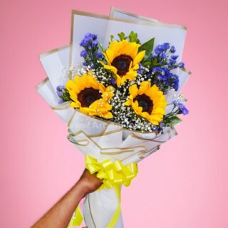 3 Sunflowers Bouquet