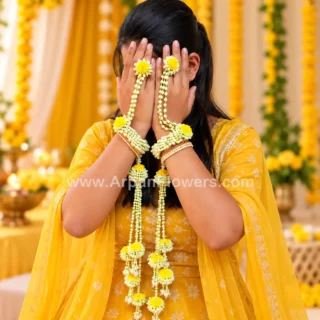 Flower Jewellery with Moti