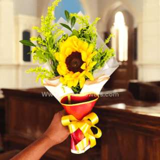 Single SunFlowers Bouquet