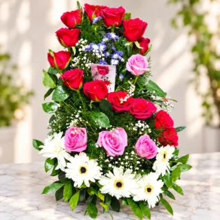 S Latter Bouquet With Mix Flowers