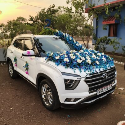 Peacock  On Car Decoration for wedding - Image 4