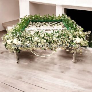 Flower Chadar With white Flowers