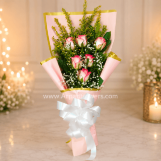 Pink Rose Bouquet
