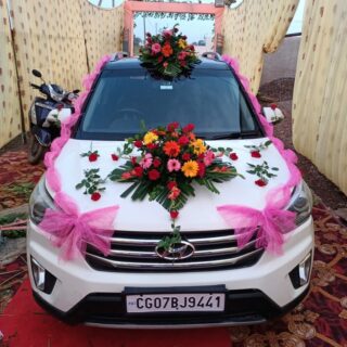 Car Decoration with Flowers