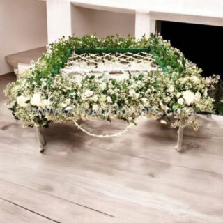 Flower Chadar With white Flowers