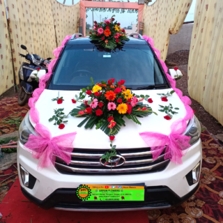 Car Decoration with Flowers