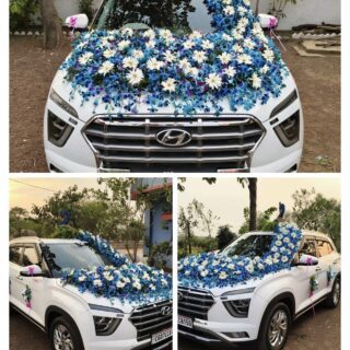 Peacock On Car Decoration for wedding